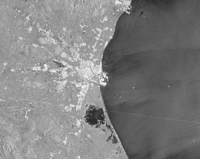 Sentinel-1 GRD image - Valencia, Spain